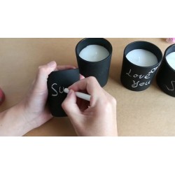 Lumanare parfumata cu creta