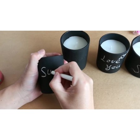 Lumanare parfumata cu creta